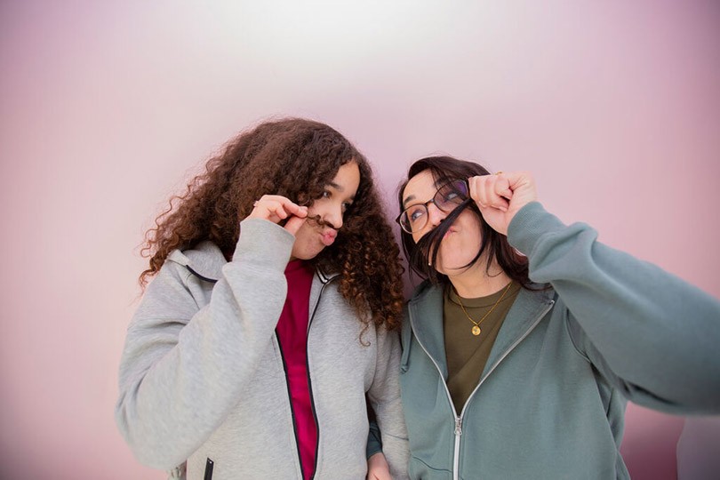 Complicité jeu mère fille